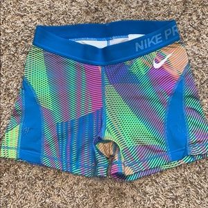 Nike pro neon spandex
